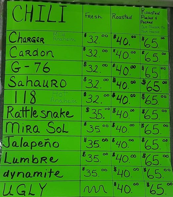 Betty's Market Hirakata Farms SECO News seconews.org Rocky Ford Chili